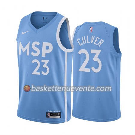 Maillot Basket Minnesota Timberwolves Jarrett Culver 23 2019-20 Nike City Edition Swingman - Homme
